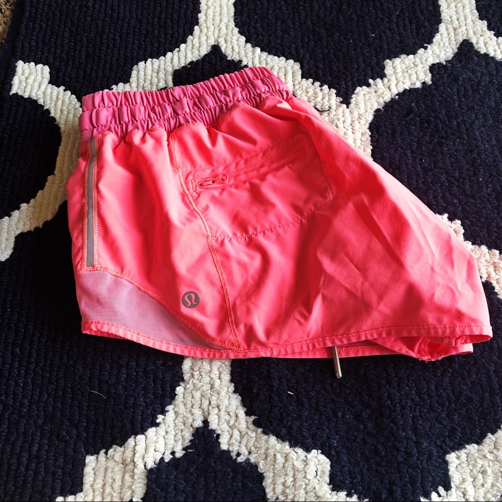 Lululemon Running Shorts - hot pink!